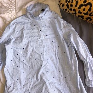 Zara Turtleneck Rhinestones Top!